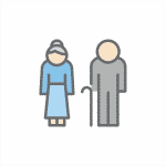 elderly couple