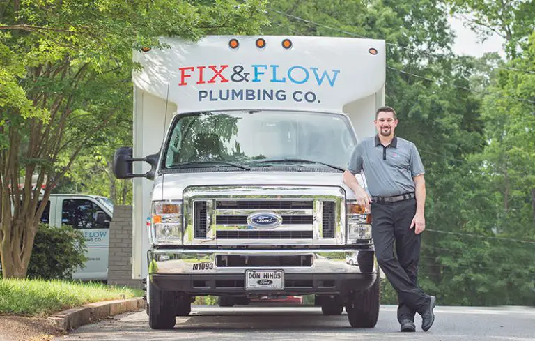 Fix & Flow Service Van with Owner Stephen Thompson