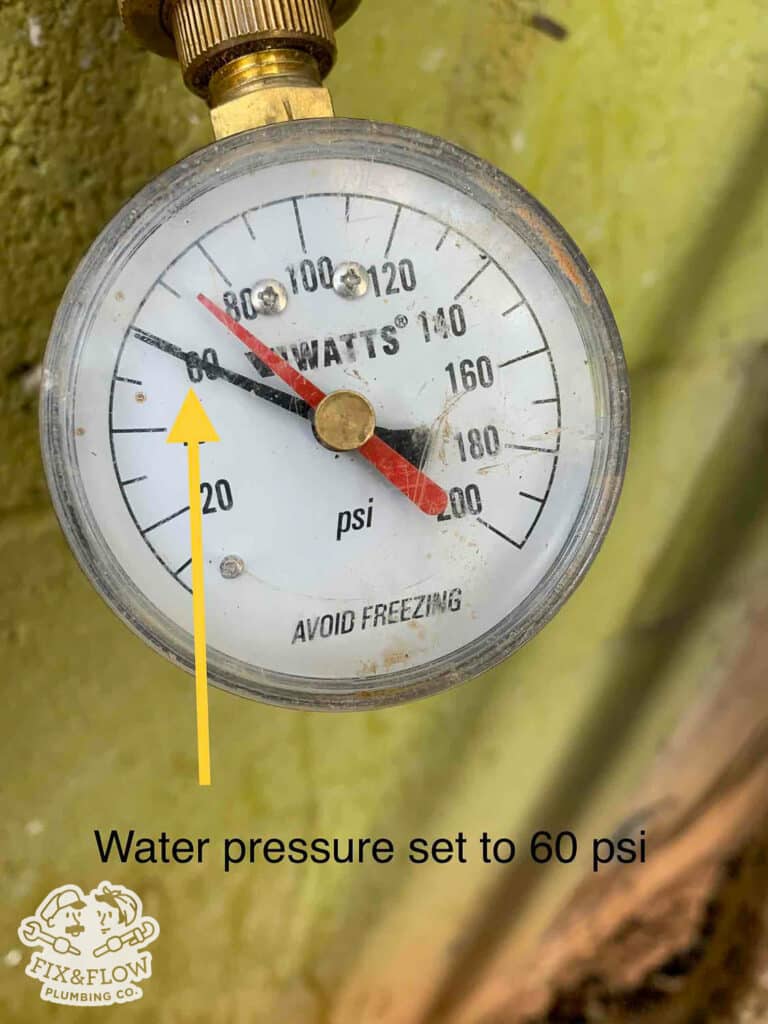 Water Pressure testing tool. What causes low water pressure