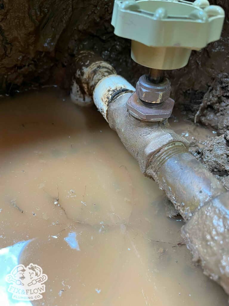 Water Main Valve Leak 