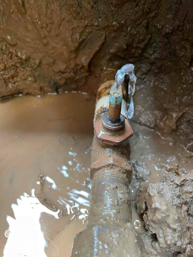 Water Main Valve Leak