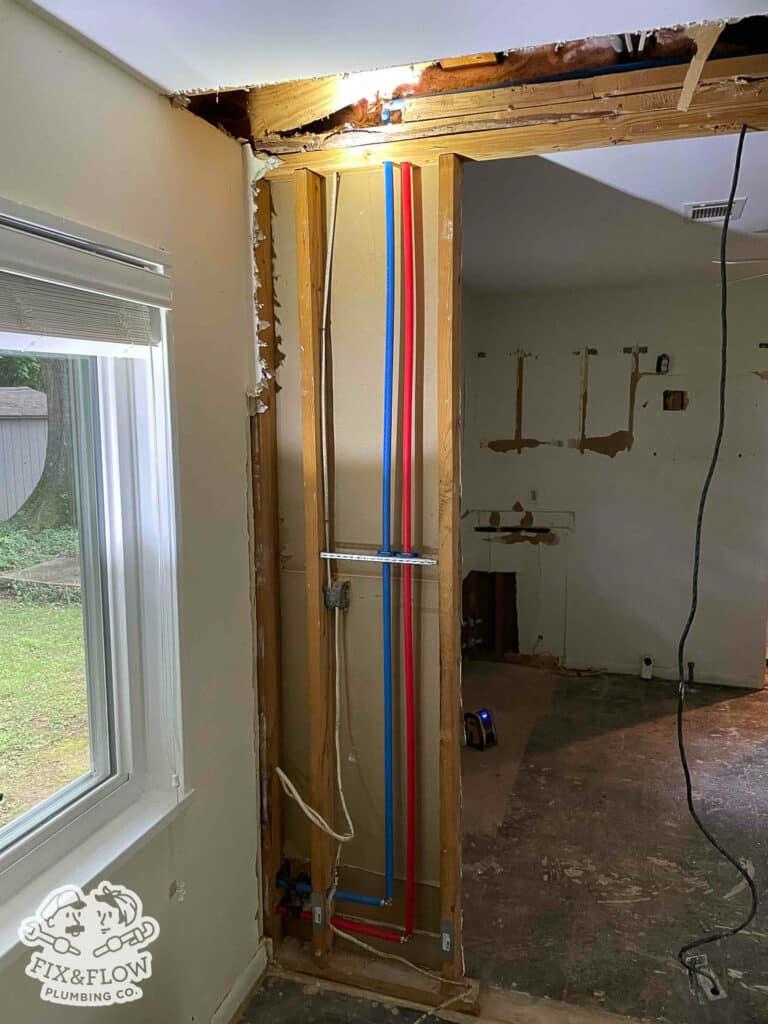 Kitchen Plumbing Repipe 