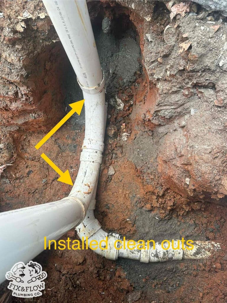 Sewer camera inspection