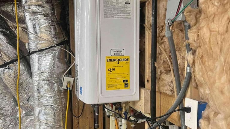 Tankless Water Heater Installed