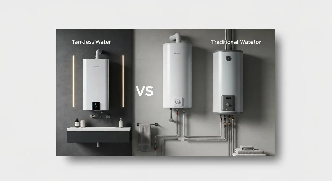 Tankless vs. Traditional Water Heaters