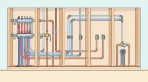 appliance hookups during a kitchen remodel